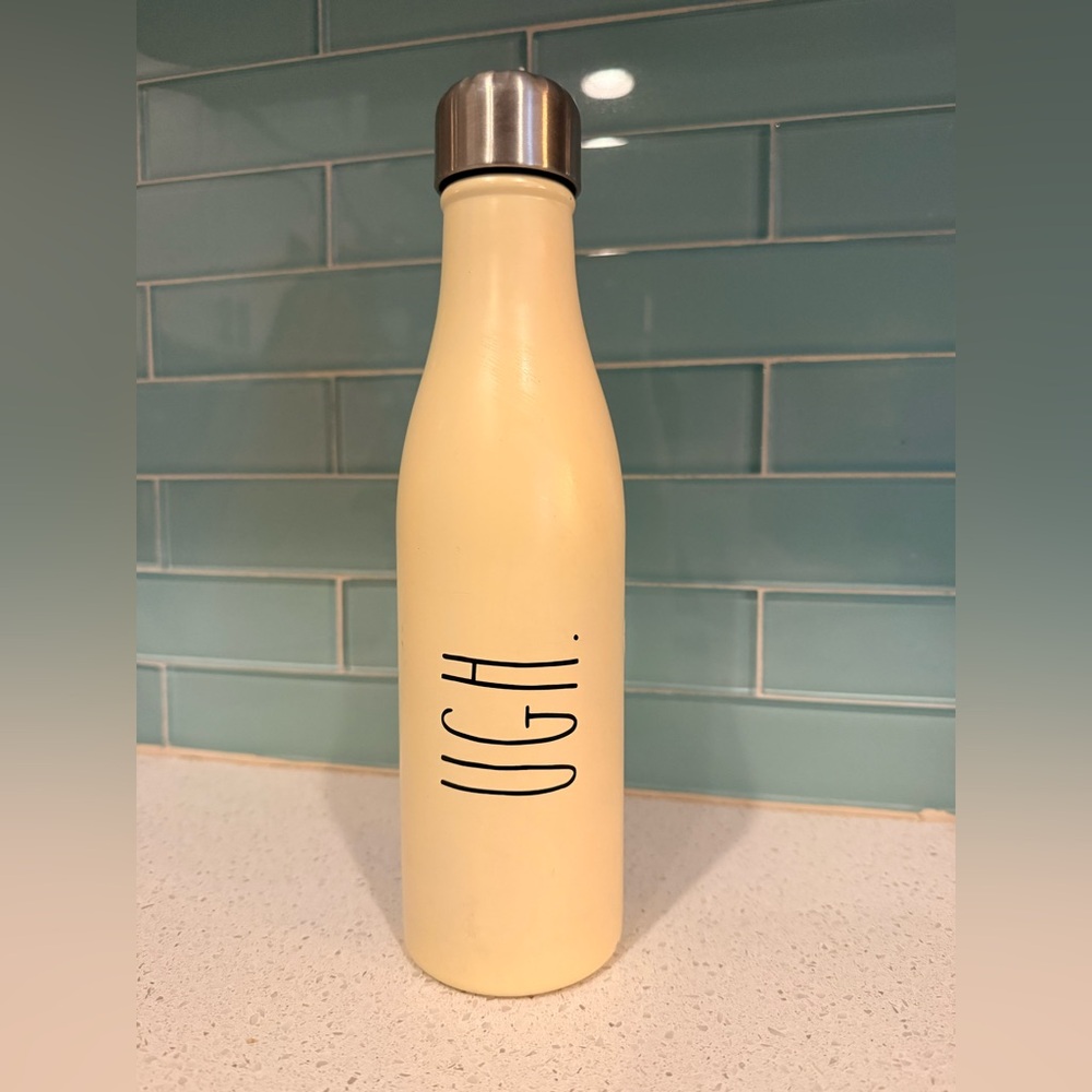 Rae Dunn Cream Insulated Water Bottle